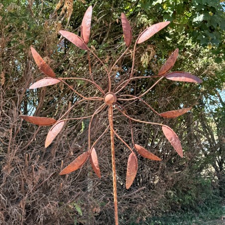 Molino decorativo de jardín doble rotación Ø 80 cm