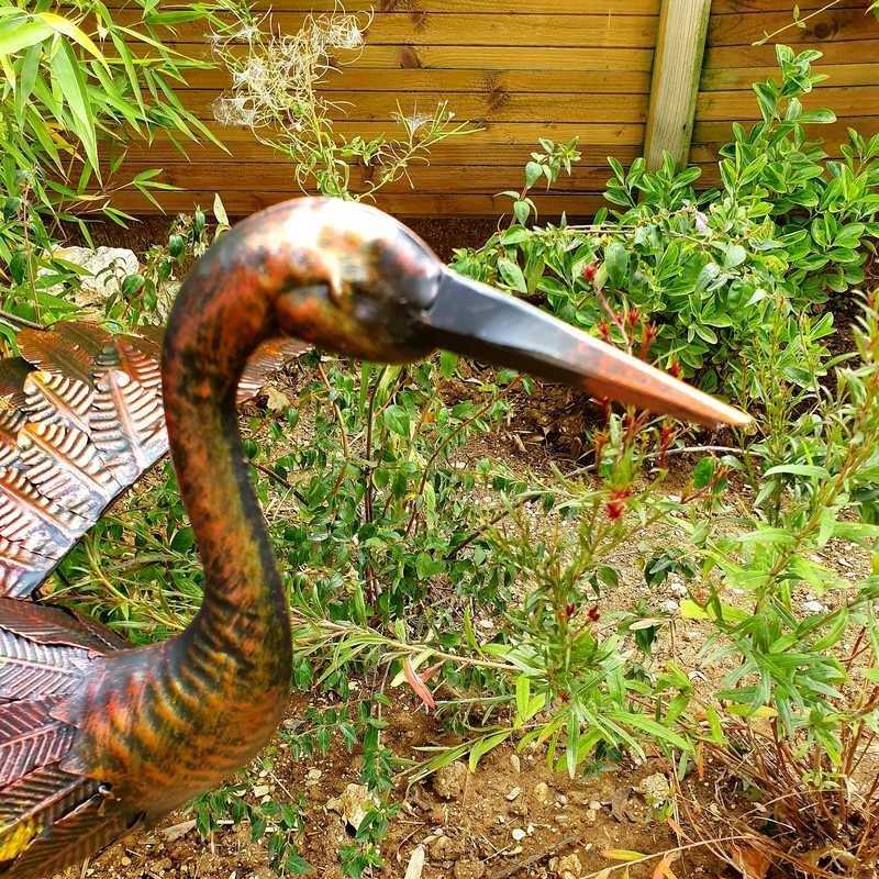 Grulla pequeño modelo bronce alas abajo 69,00 € LEZARD DU JARDIN