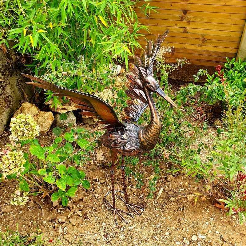 Pareja de grullas pequeño modelo bronce 135,00 € LEZARD DU JARDIN