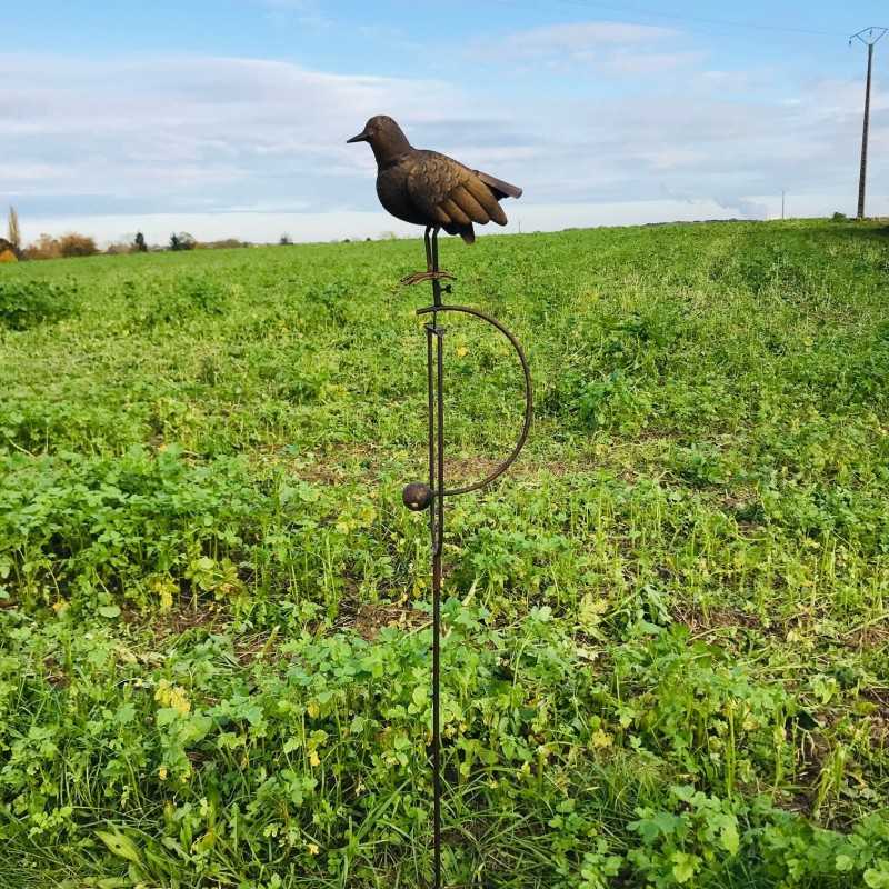 Móvil de jardín en hierro con motivo de paloma 150 cm, tutor equilibrado 42,90 € LEZARD DU JARDIN