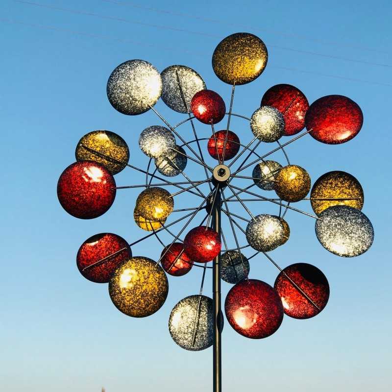 Molino decorativo de jardín en hierro modelo MONTSEGUR