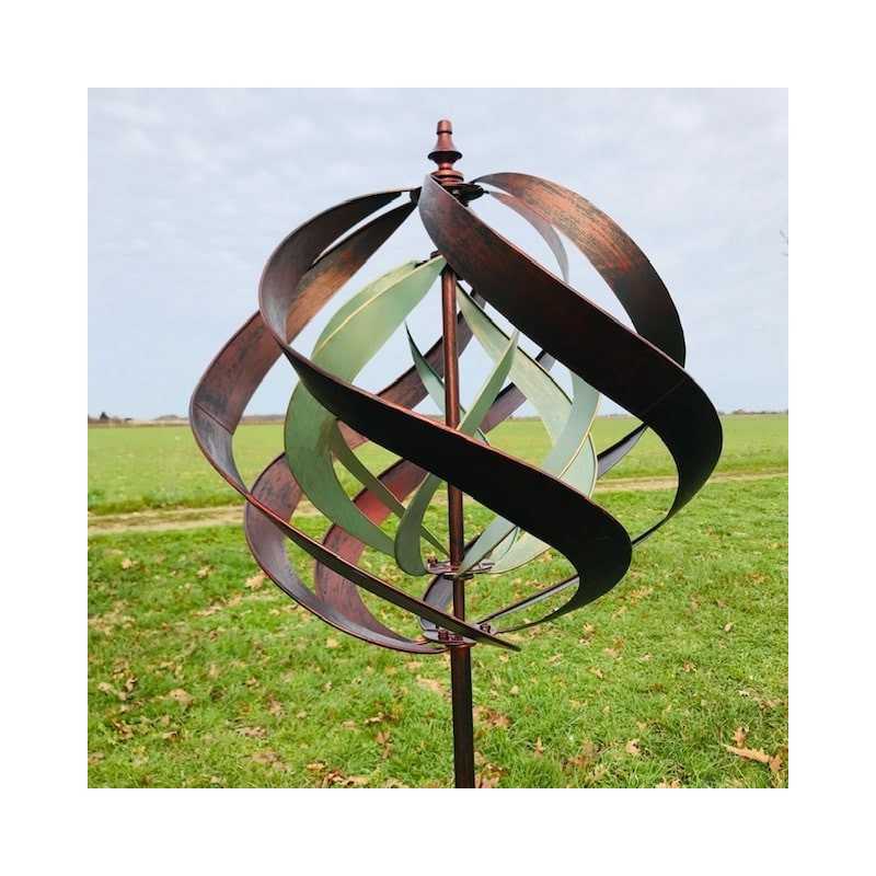 Éolienne Décorative Moulin à Vent Modèle Brissac Hauteur 212 cm