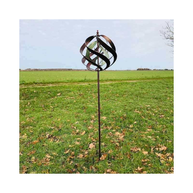 Éolienne Décorative Moulin à Vent Modèle Brissac Hauteur 212 cm