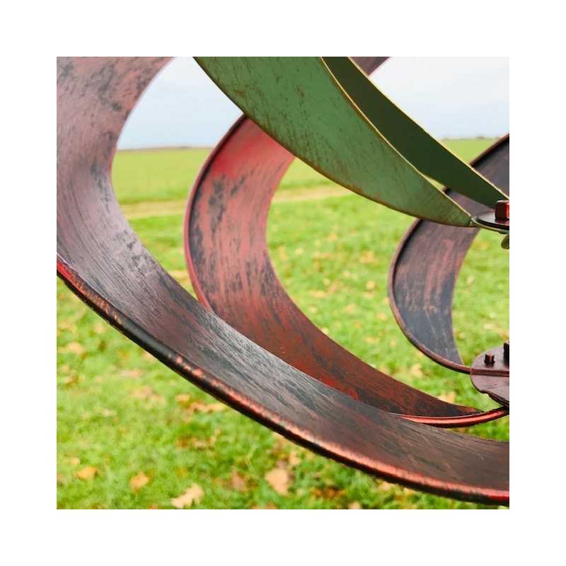 Éolienne Décorative Moulin à Vent Modèle Brissac Hauteur 212 cm