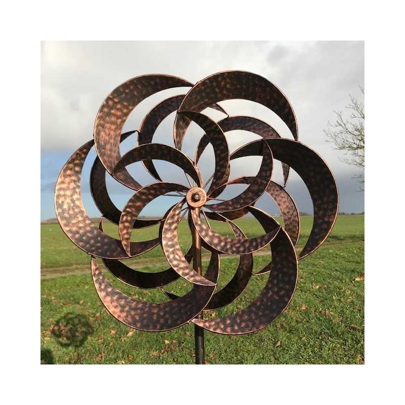 Éolienne Décorative de Jardin 53x26x210 cm Modèle Mongenan