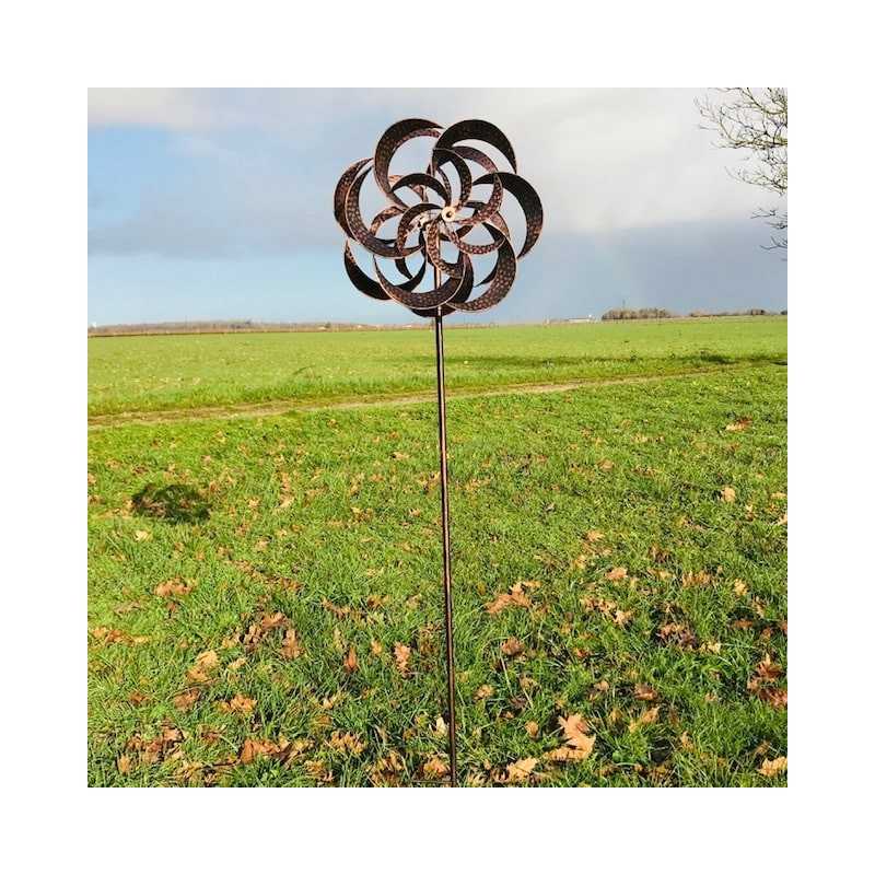 Éolienne Décorative de Jardin 53x26x210 cm Modèle Mongenan