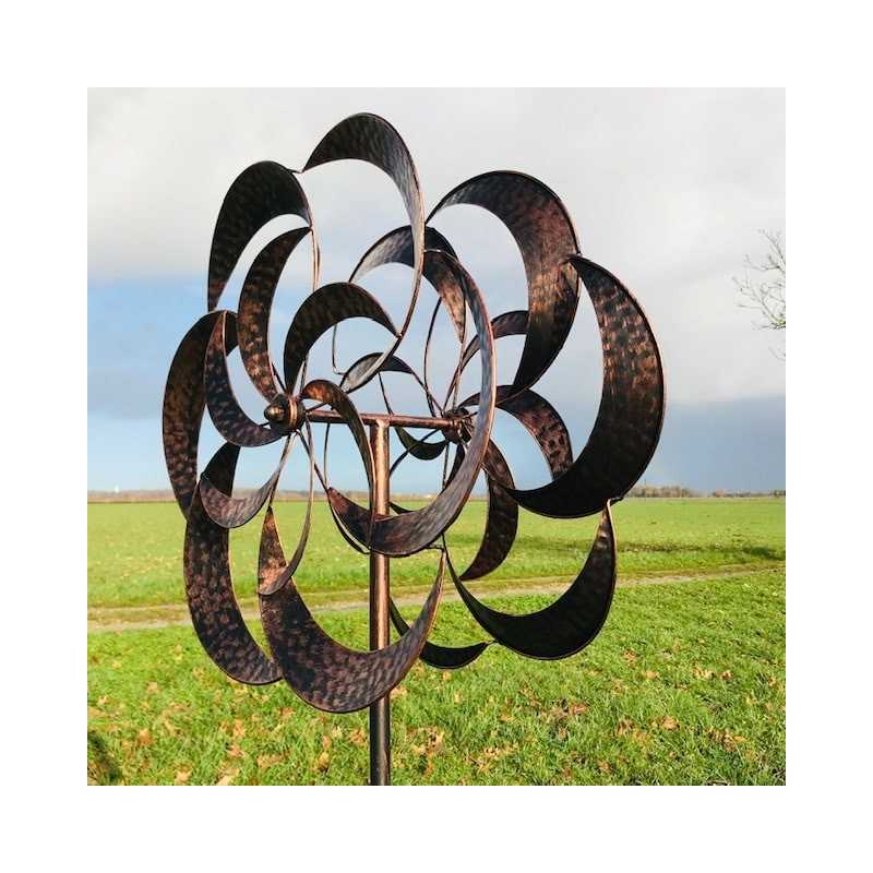 Éolienne Décorative de Jardin 53x26x210 cm Modèle Mongenan