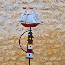 Balancier déco marine de jardin en métal