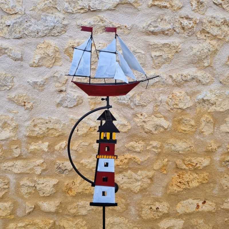 Balancier déco marine de jardin en métal