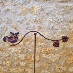 Balancín equilibrado con búho de metal 114x9 38,90 € LEZARD DU JARDIN