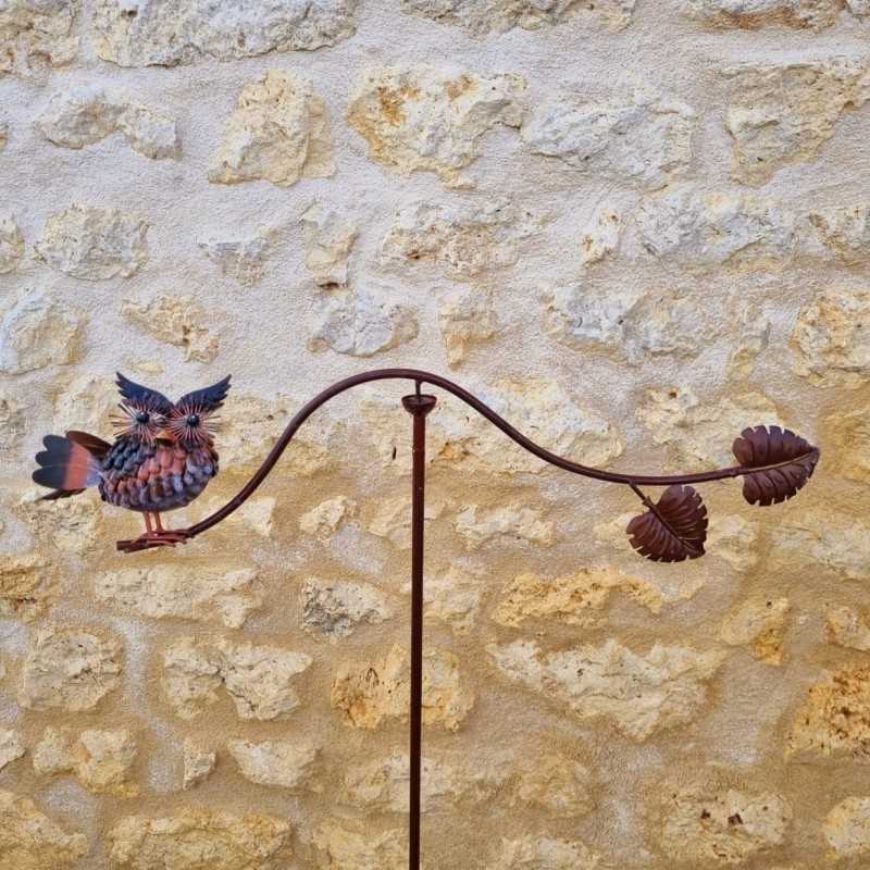Balancín equilibrado con búho de metal 114x9 38,90 € LEZARD DU JARDIN