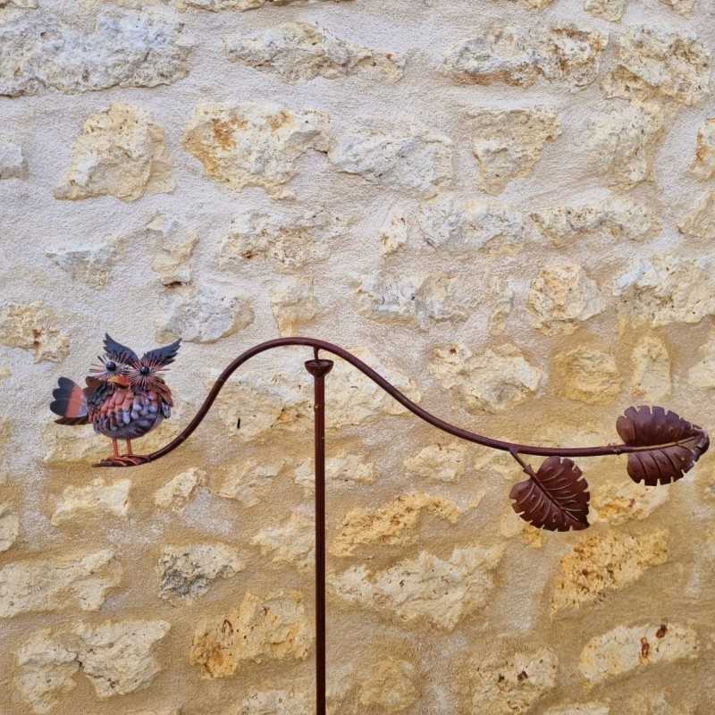 Balancín equilibrado con búho de metal 114x9 38,90 € LEZARD DU JARDIN