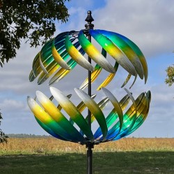 éolienne moulin à vent de jardin hauteur 205 cm modèle Villandry