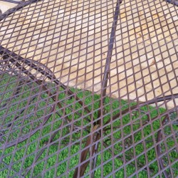 Conjunto de jardín bistró de metal para 2 personas