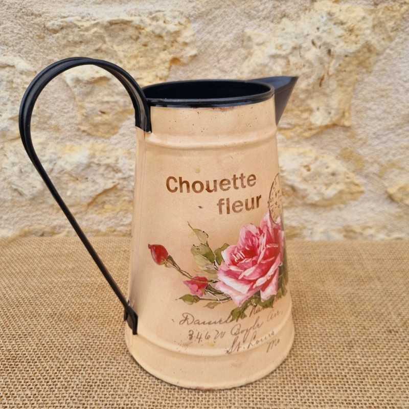 Broc decorativo estilo antiguo postal y rosa 18,90 € LEZARD DU JARDIN