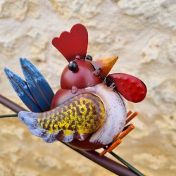 Pic Tutor Móvil de Jardín Motivo Gallinas Altura 130 cm 42,90 € LEZARD DU JARDIN