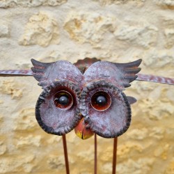 balancín de jardín pico tutor decorativo búho H132 45,90 € LEZARD DU JARDIN