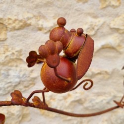 Móvil de jardín decoración metal perros altura 156 cm 39,90 € LEZARD DU JARDIN