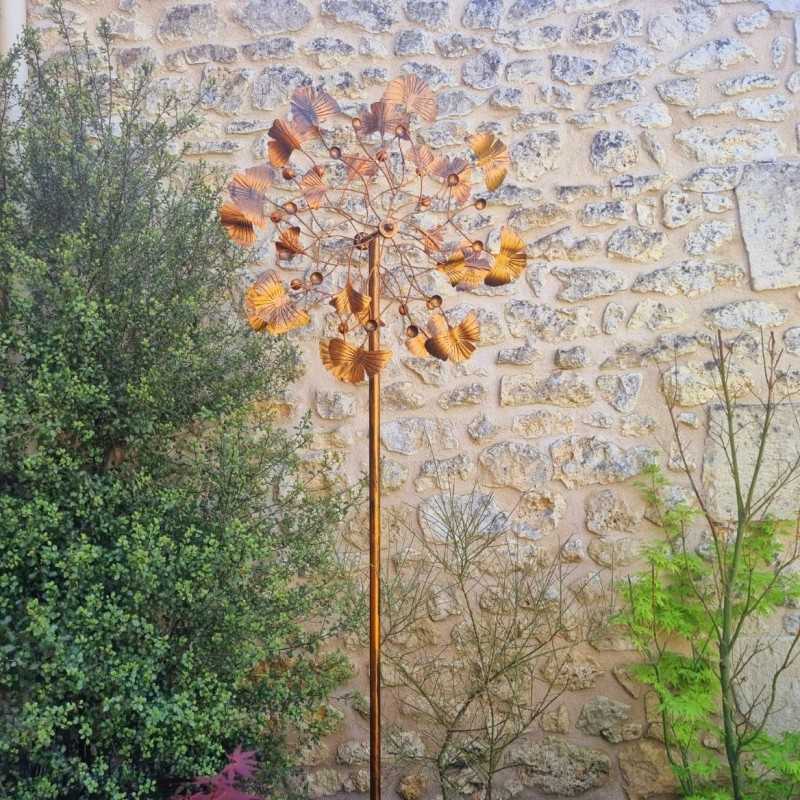 Éolienne, Moulin à Vent girouette de jardin à piquer modèle Falloux