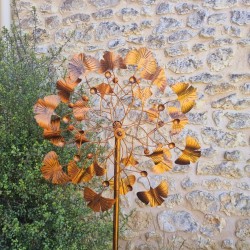 Éolienne, Moulin à Vent girouette de jardin à piquer modèle Falloux
