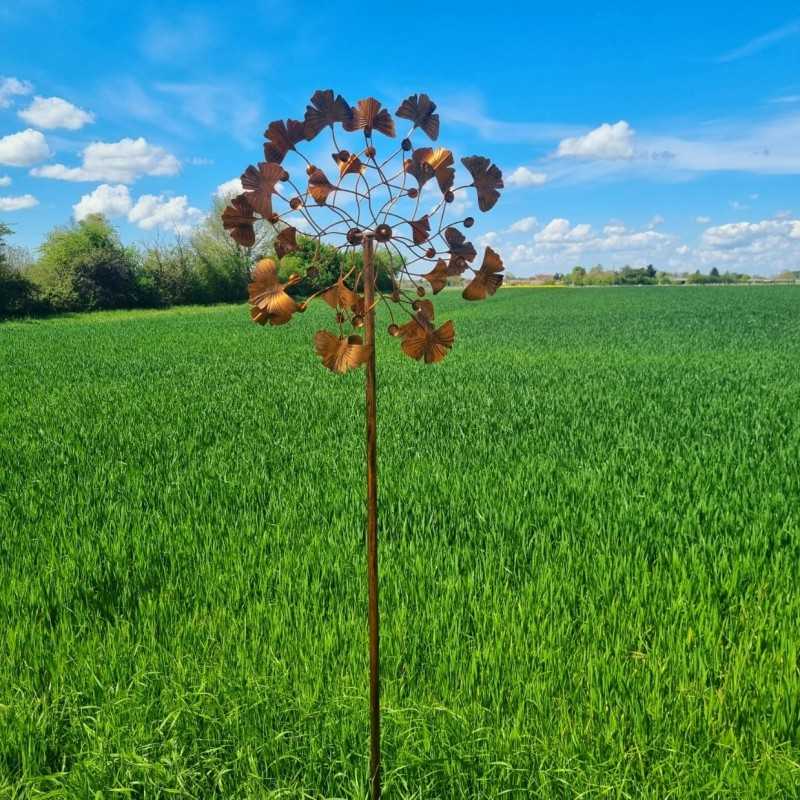 Éolienne, Moulin à Vent girouette de jardin à piquer modèle Falloux