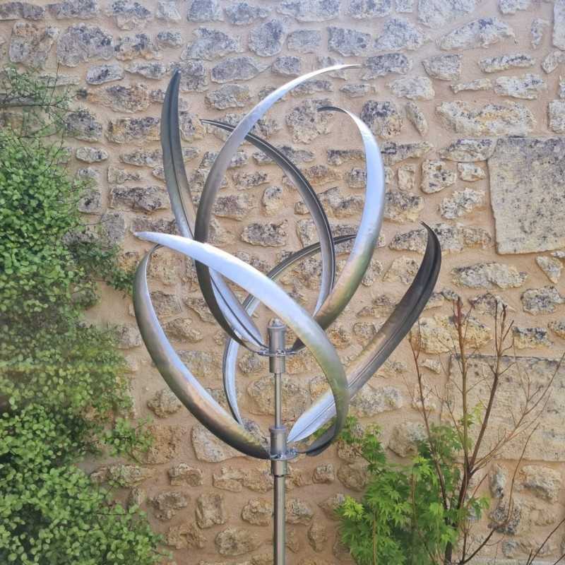 Molino de viento decorativo de jardín Un molino, diseño eólico para su jardín