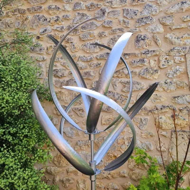 Molino de viento decorativo de jardín Un molino, diseño eólico para su jardín
