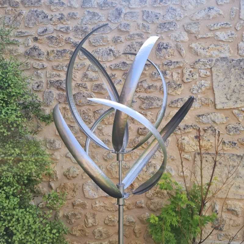 Molino de viento decorativo de jardín Un molino, diseño eólico para su jardín