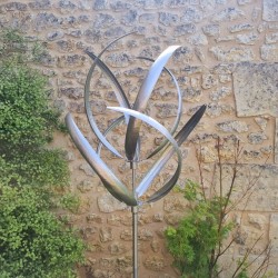 Molino de viento decorativo de jardín Un molino, diseño eólico para su jardín