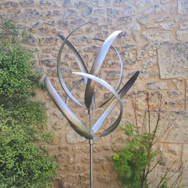 Molino de viento decorativo de jardín Un molino, diseño eólico para su jardín