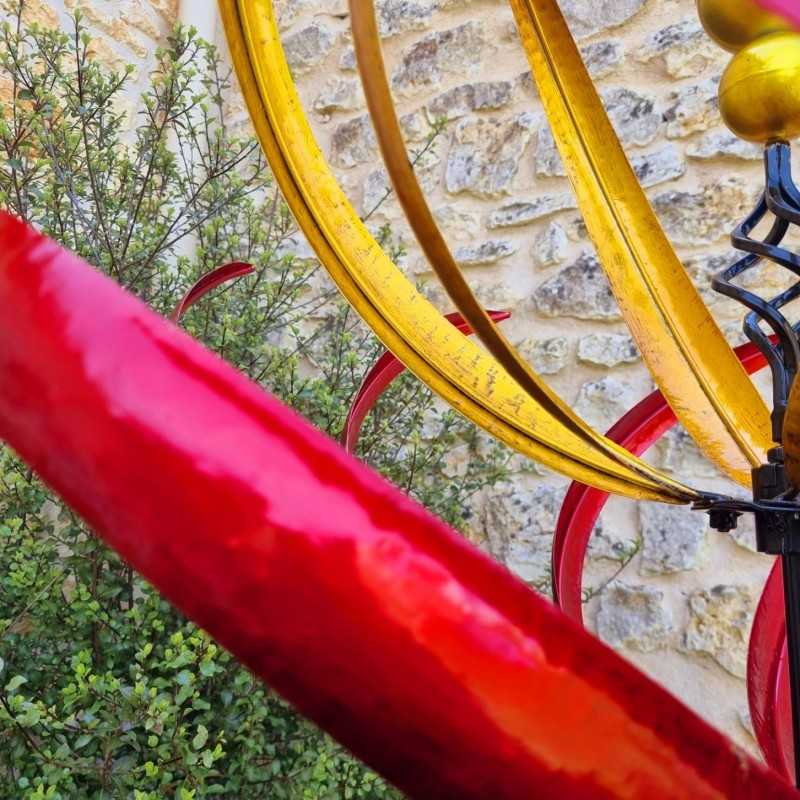 Éolienne décorative Fontainebleau – Girouette de jardin en métal | Lézard du Jardin