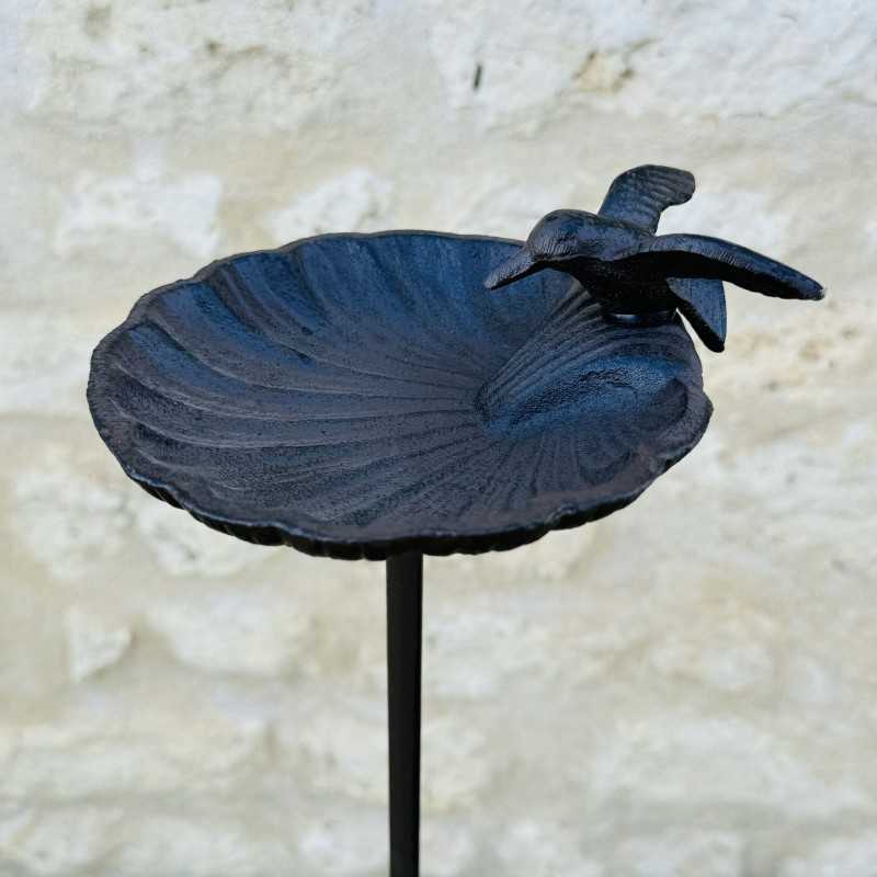 Baño para pájaros con pincho color marrón 100x16,5 19,90 € LEZARD DU JARDIN