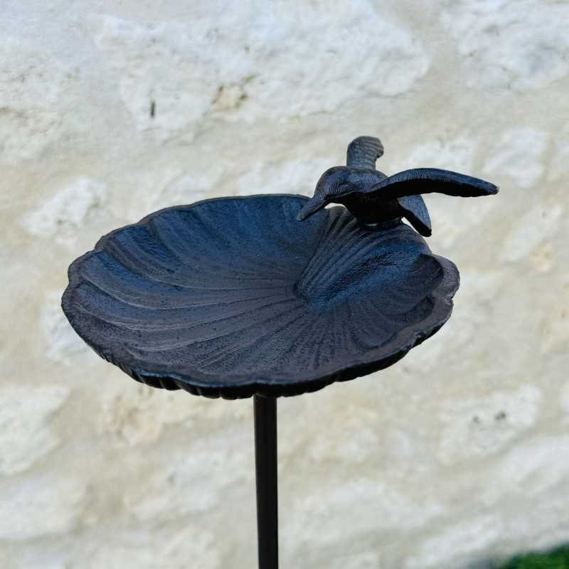 Baño para pájaros con pincho color marrón 100x16,5 19,90 € LEZARD DU JARDIN