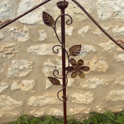 Móvil decorativo gallinas metal pintado 124 cm