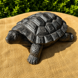 Caparazón realista de la tortuga de resina – Vista superior