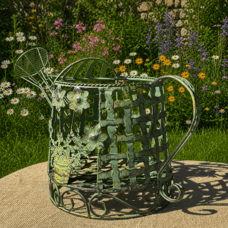 Soporte para composición floral en forma de regadera