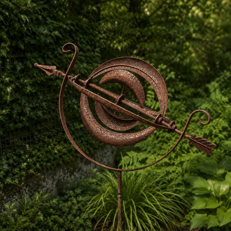 Molino de viento decorativo de jardín