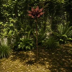 Decoración de jardín en metal de 165 cm – vista completa